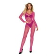 thumbnail image 2 of Luxalzxs Lencería Sexy Body Trajes Mujeres Mallas Bodystocking Lencería Sin Entrepierna Body Medias Sexy Babydoll Lencería,Rosa, 2 of 5