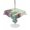 Light Green, variant on Outdoor Tablecloth with Umbrella Hole for Patio/Picnic/Party/Camping, Cactus Tropical Watercolor Waterproof Table Cloth Rectangle Table Cover Washable, Grey Wooden Summer (60"x 102")