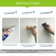 thumbnail image 5 of Crema reparadora de paredes para grietas y agujeros | Parche de pintura blanca y pasta de relleno para paredes interiores | Kit de reparación para bricolaje, 5 of 9