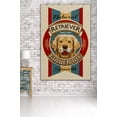 thumbnail image 3 of Golden Retriever Ale, Retro Beer Ad (36x54 Giclee Gallery Art Print, Vivid Textured Wall Decor), 3 of 3