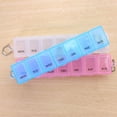 thumbnail image 3 of Miangastore 2pcs Weekly Rotating 7 Slot Vitamin Medicine Organizer Container Pink, 3 of 9