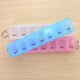 thumbnail image 3 of Pastillero semanal giratorio con 7 ranuras, caja organizadora de vitaminas y medicamentos (blanco), 2 unidades, 3 of 4