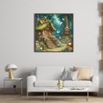 thumbnail image 3 of Kit Punto Cruz Con Casa Hilo Algodón Ecológico Bordado 16CT 40x40cm, 3 of 9