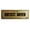 Brushed Gold, variant on Signs ByLITA Standard Dirtiest Driver Sign (Blue) - Small