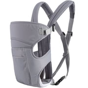 Baby Carrier Infant Carrier Ergonomic Baby Carrier Backpack,Breathable Front Back Carrying Wrap Seat for Newborn Toddlers up to 33 lbs,Gray