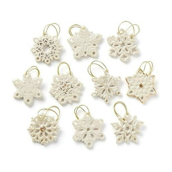 Snowflake 10-Piece Ornament Set