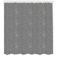 thumbnail image 3 of Ambesonne Chevron Shower Curtain, Vintage Chevron Zigzags, 69"Wx84"L, Black and White, 3 of 3