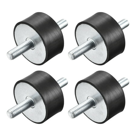 

Rubber Mounts 4 Pack M8x23mm Male Vibration Isolator Shock Absorber D40mmxH20mm