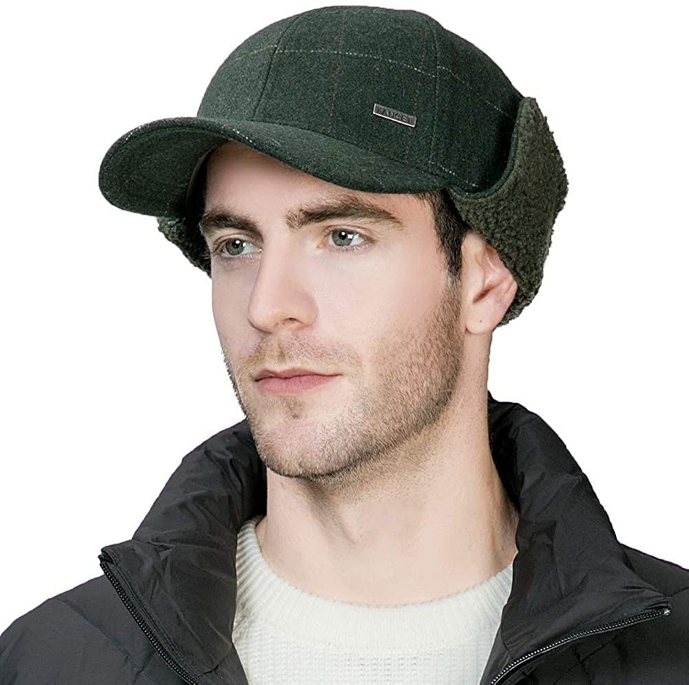 Ear Flaps Elmer Fudd Hat Fur Hunting 