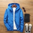thumbnail image 2 of Kids Zip Up Hoodie Boys Girls Waterproof Rain Jacket Lightweight soft lining Kids Windbreaker Hooded Coat Easy to Fold, 2 of 6