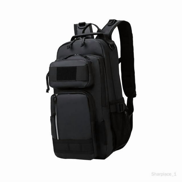 Fishing Backpack - Black - Multifunctional - Waterproof - Comfortable - Large Capacity