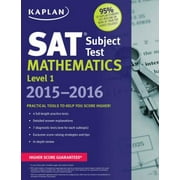 Kaplan SAT Subject Test Mathematics Level 1 2015-2016 (Kaplan Test Prep) [Paperback - Used]