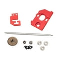 thumbnail image 2 of Kit de actualización de eje de transmisión central para motor de coche RC, escala para 1:28, aleación de aluminio, fácil montaje, engranaje de montaje Rojo, 2 of 10