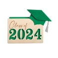 thumbnail image 2 of Greeting Cards Gift Card Holder For Graduate 2024 Personalized Wooden Graduation Card Box Multi Card Case Grad Card Organizer Case Customized Envelope Card Wallet For Graduates Gifts Souvenir, 2 of 4