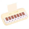 thumbnail image 1 of Mini Teclado Eléctrico para Niños, Rompecabezas, Educación Temprana, Piano Electrónico, Juguete Educativo, Instrumento Musical para Niñas y Niños, Color Beige., 1 of 5