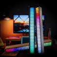 thumbnail image 3 of Paquete de 2 luces de ritmo de música RGB recargables, luz LED activada por voz, luz de reconocimiento de ritmo, luz de control de sonido Sincero Hogar, 3 of 5