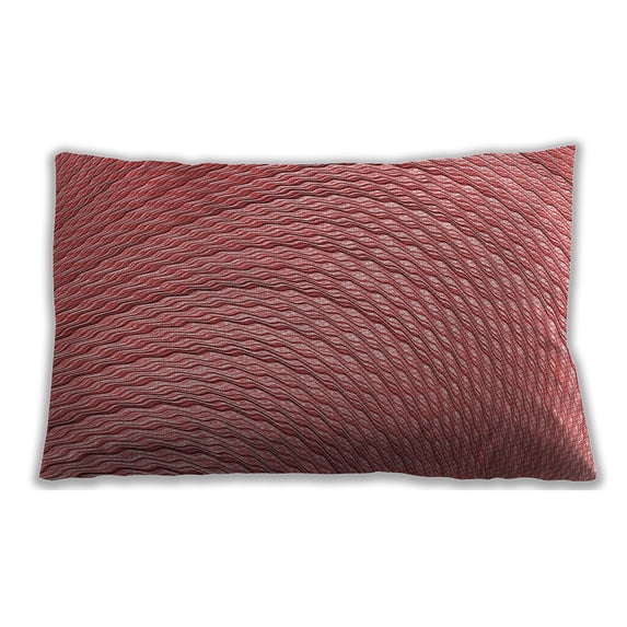 Ahgly Company Outdoor Rectangular Contemporary Lumbar Throw Pillow, 13 inch by 19 inch