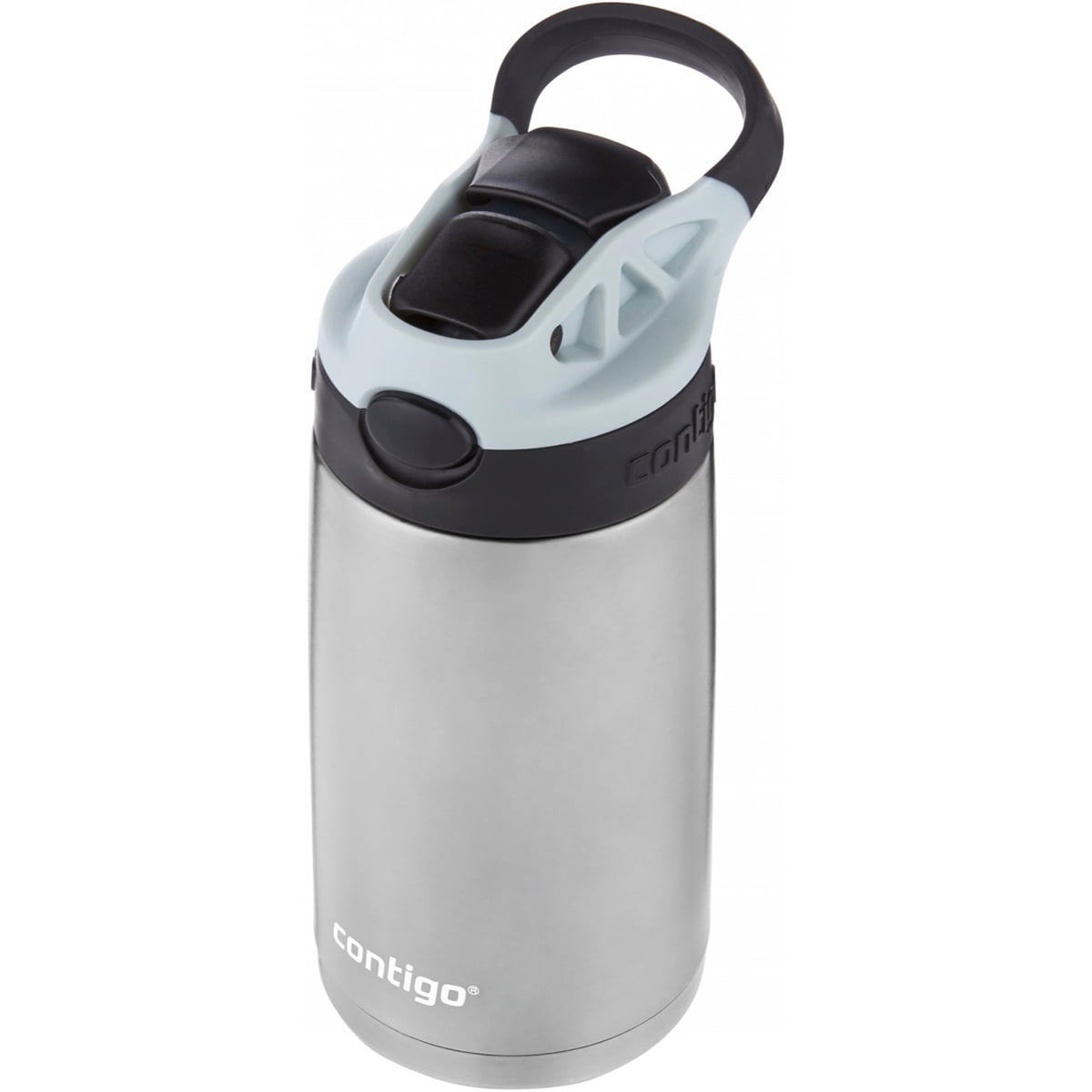 Contigo Aubrey Kids Stainless Steel Water Bottle with Spill-Proof Lid,  Cleanable 13oz Kids Water Bottle Keeps Drinks Cold up to 14 Hours, Licorice  – BrickSeek