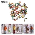thumbnail image 3 of Figuras de pasajeros Lierteer 100 piezas, escala N 1:160, pintadas, 3 of 7