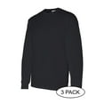 thumbnail image 2 of GILDAN G540 ADULT HEAVY COTTON 5.3 OZ. LONG-SLEEVE T-SHIRT, Black, S, Pack Of 3, Mens Workout Shirts, 2 of 3