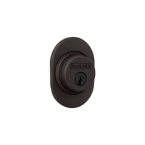 Schlage B60RMN716 Deadbolt with Remsen Trim Keyed 1 Side, Highest Residential Security, Aged Bronze