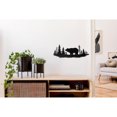 thumbnail image 3 of Metal Black Wall Decor Forest Bear, 3 of 3