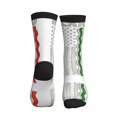 thumbnail image 2 of Athletic Socks Mexico-America Flag Sport Running Calf Socks Crew Socks for Men Women, 2 of 7
