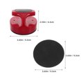 thumbnail image 2 of UPOUART 1 Set Air Hockey Pusher with Replacement Lint Stickers for Leisure Activities Red, 2 of 8