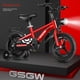 thumbnail image 3 of Grylls-Bicicleta para niños y niñas de 3 a 6 a 9 años, Pedal para niños de 4 a 8 años, cochecitos pequeños para niños grandes, novedad, 3 of 5