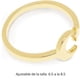 thumbnail image 1 of Anillo dorado ajustable CYRA con luna y estrella, 1 of 1