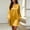 Yellow, variant on Lolmot Plus Size Satin A Line Dresses for Women Dressy Casual Long Puff Sleeve V Neck Mini Dress Flowy Fall Wedding Guest Dresses