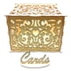 thumbnail image 1 of Caja para tarjetas de boda con cerradura, rústica, para guardar tarjetas de regalo, suministros para bodas Tipo 1 L, 1 of 9
