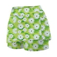thumbnail image 5 of GEWSEY Womens Skorts Modest Knee Length Skirts Athletic Midi Active Running Skirt Green, S, 5 of 5