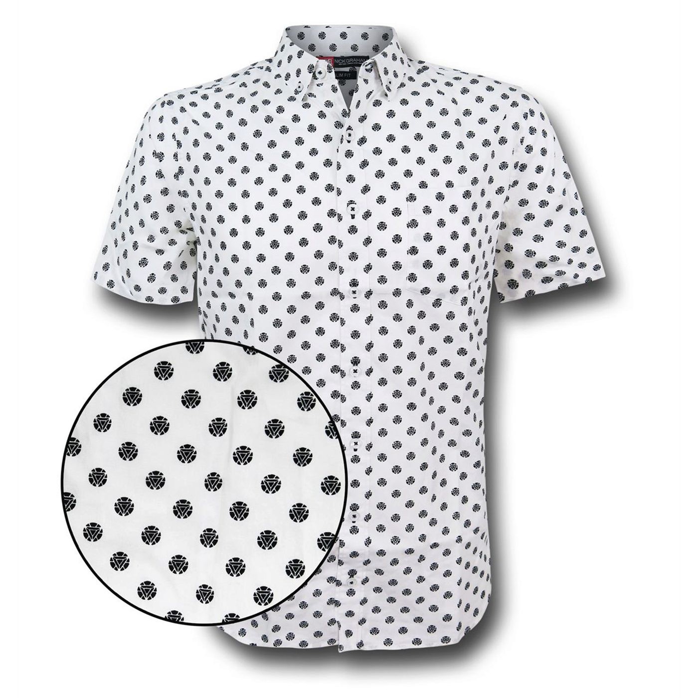 Iron Man Arc Reactor Men's Fitted 