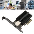 thumbnail image 1 of PCIe  Card, Heat Dissipation Ethernet Adapter 10G  For Office, 1 of 8