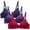 Multicolor bras, variant on 3pcs Womens Push up Bras Comfort Lightly Lined Underwire Seamless T-Shirt Bra Ladies Girls Compression Wirefree Everyday Underwear Bra