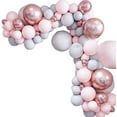 thumbnail image 3 of Pink Balloon Garland Arch Kit 167 Pcs, 5 To 18 Inches Thicken Pastel Pink Gray Party Balloons, 3 of 3