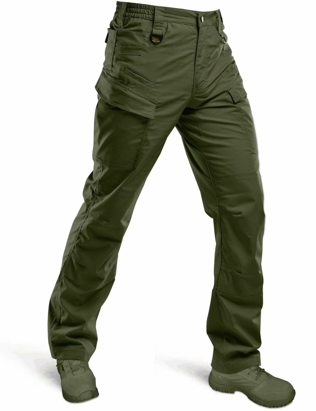 AKARMY Mens Ripstop Tactical Pants Lightweight EDC Hiking Work Trousers Outdoor Cargo Pants with Multi Pocket 