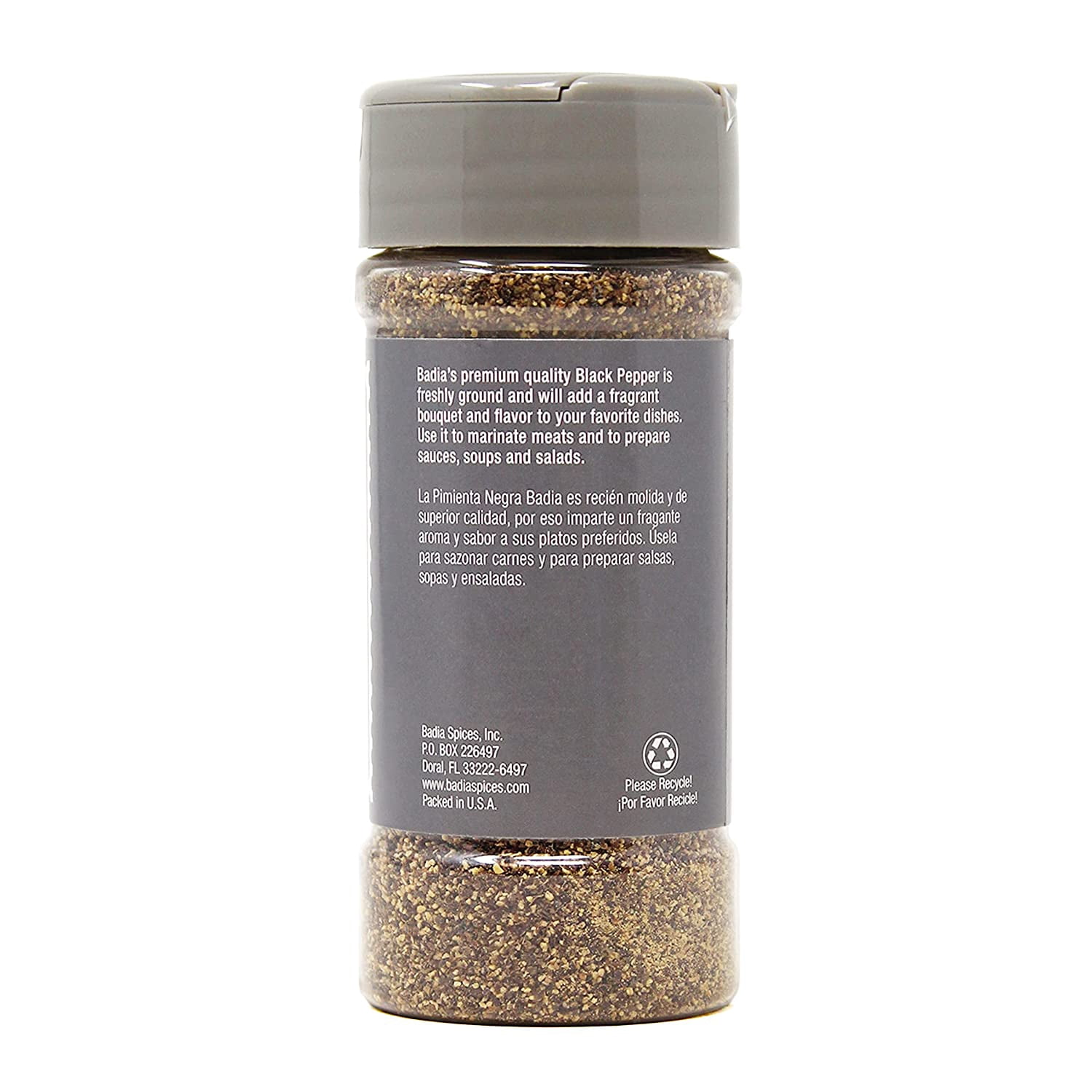 Badia Ground Black Pepper, 2 Ounce -- 8 per case.