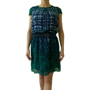Speechless Womens/Juniors Mixed Print Dress, Blue/Green