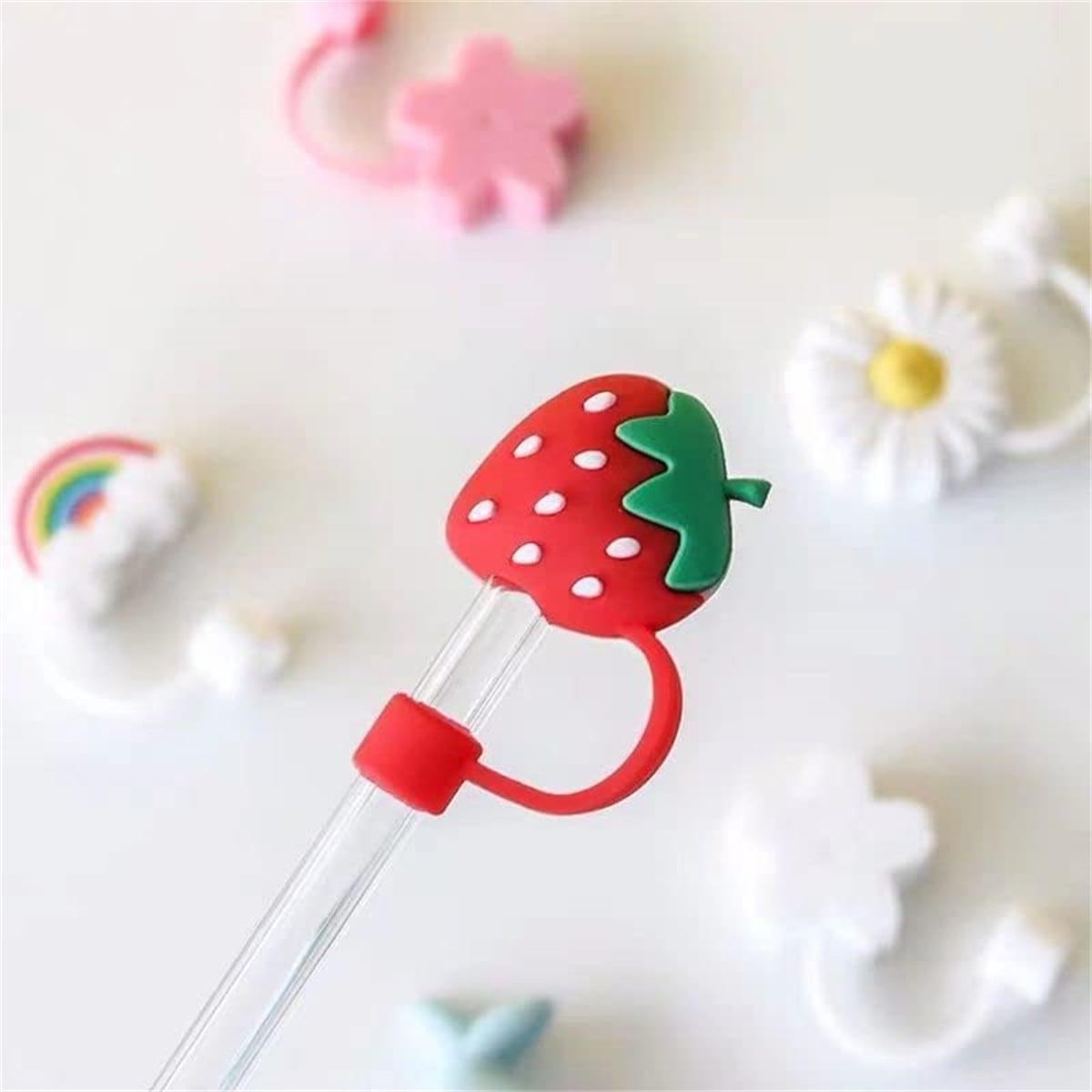 Soft Adhesive Dustproof Straw , Cute Star Shaped Straw Sleeve, Straw Plug,  Silicone Straw , Dustproof Reusable Straw Head Cover, For Home Dorm Travel  Outdoor, Drinkware Accessories - Temu