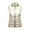 Beige, variant on Gaexia Vest for Women Winter,Lightweight Warm Winter Down Vest Sleeveless Quilted Gilet Jacket With Slim Fit Short Design for Women Outerwear