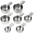 thumbnail image 2 of Hudson Essentials Juego de tazas medidoras de acero inoxidable - Juego apilable con boquilla (juego de 7 piezas), 2 of 5