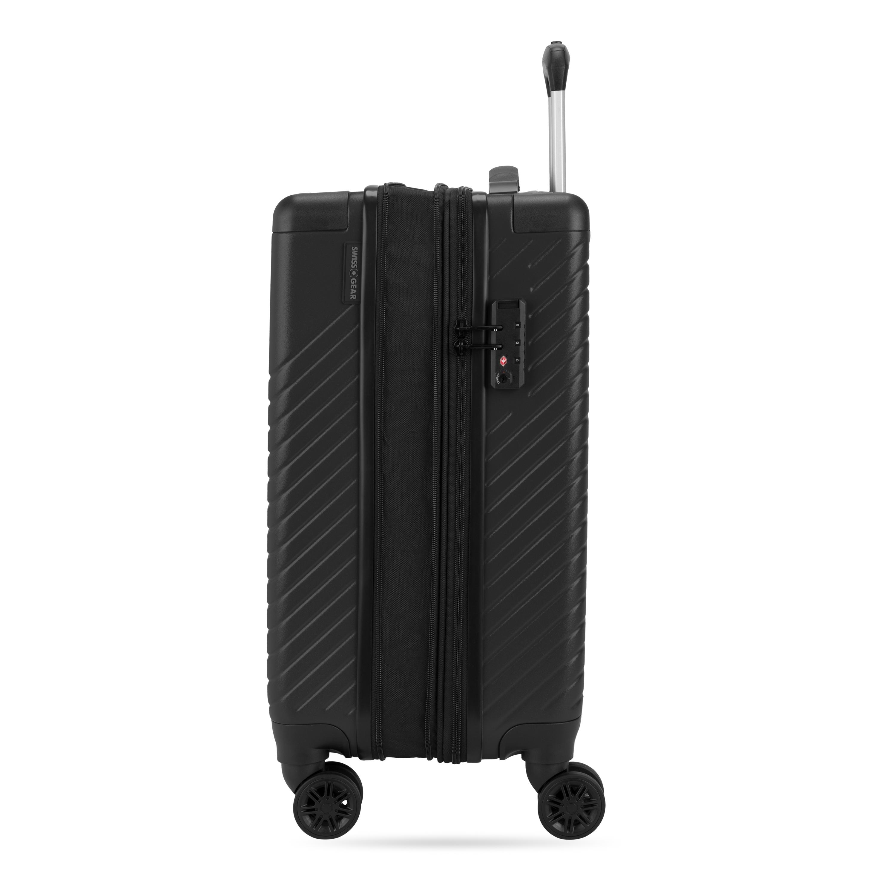SWISSGEAR Edge Hardside Carry-On Spinner, Black