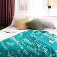 thumbnail image 3 of LHSHID Birthday Gifts for Women/Men/Her/Him/Girls Blanket Green Happy Birthday Decorations Women/Men Throw Blanket Birthday Gifts for Woman/Men Blankets Throws Birthday Gifts Ideas 30"x40", 3 of 7