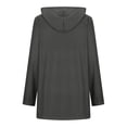 thumbnail image 6 of SDNall Womens Fashion Tops, Long Tops for Women, Womens Fashion Long Sleeved Printed Hooded Top, 6 of 6