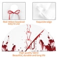 thumbnail image 4 of Rateoe Bloody Hand Print Christmas Tree Skirt 30" for Xmas Holiday New Year Party Circle Tree Mat Ornaments Decoration, 4 of 7