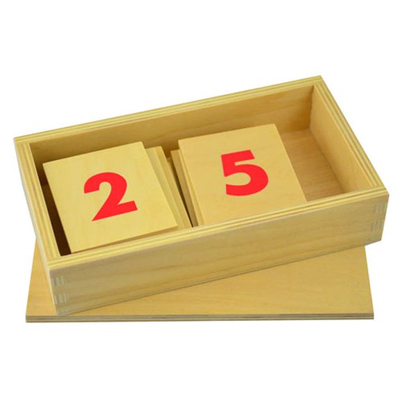 IFIT Montessori Cartes de Chiffres pour Tiges Numériques, Jouet Montessori Matériel Mathématique, Outil d'Apprentissage Préscolaire