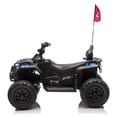 thumbnail image 6 of Ambifirner 24V 160W Kids Electric Ride-On ATV – Realistic Off-Road Design with 2WD,Decorative Flags,On/Off Light Switch,Volume Control W/ Bluetooth,USB Port,Built-in Music & Multi-Color, 6 of 8