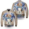 thumbnail image 3 of Beagle Proud Dad Happy Father's Day All Over Print 3D Baseball Jacket Beagles Dog Lover Gifts Idea Bomber Jacket Softball - 02008, 3 of 6